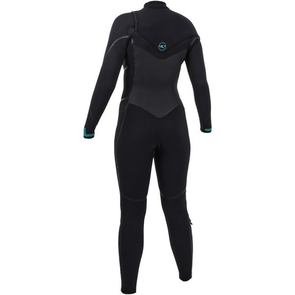 O'Neill Womens Psycho Tech+ 5/4mm Chest Zip Wetsuit Black 5367